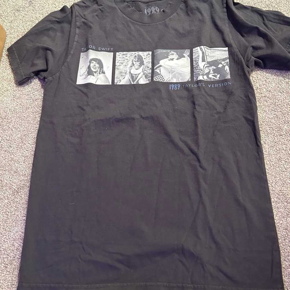 1989 Taylor’s Version Distressed Charcoal Shirt - image 2