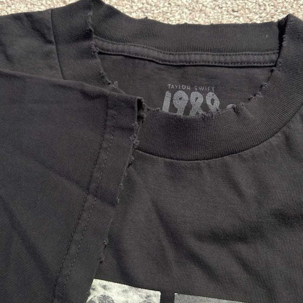 1989 Taylor’s Version Distressed Charcoal Shirt - image 3