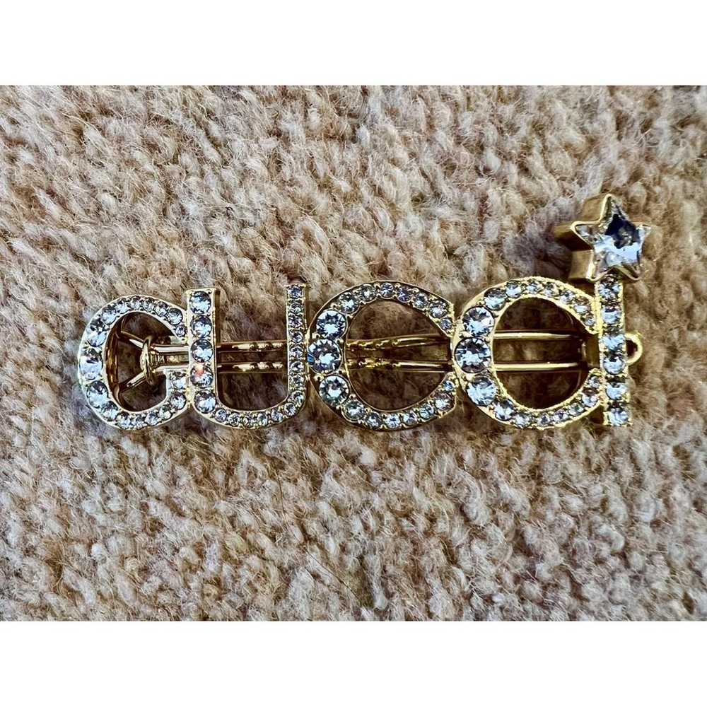 Gucci Icon crystal hair accessory - image 2
