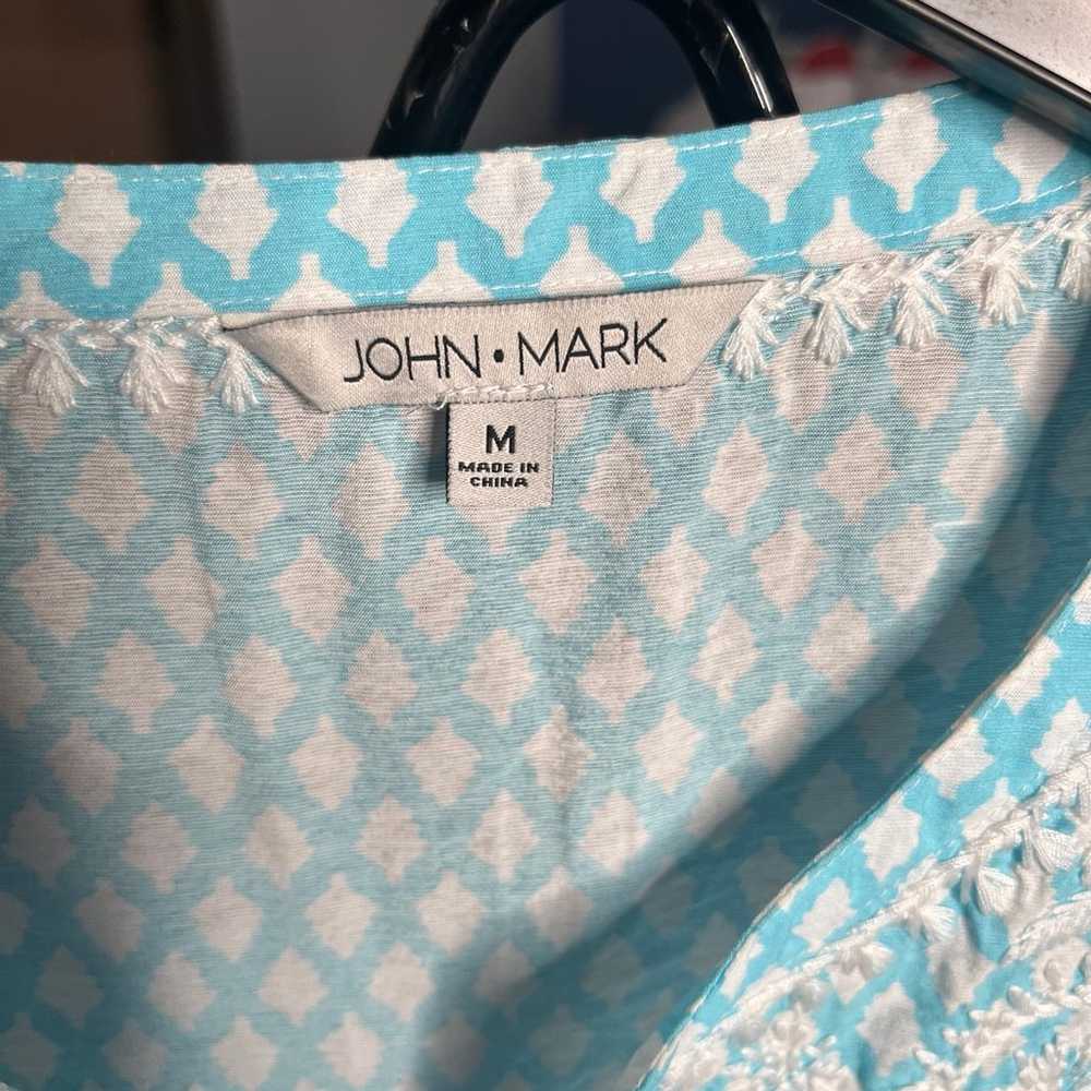 Mint *John Mark Women Tunic Top Sz M Embroidered … - image 6