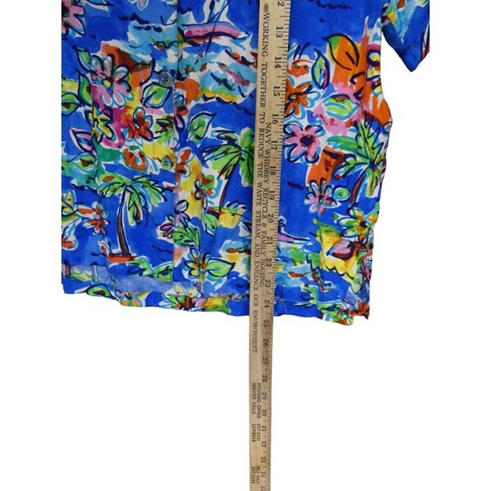 Vintage Jams World Hawaiian Shirt Floral L Tropic… - image 4
