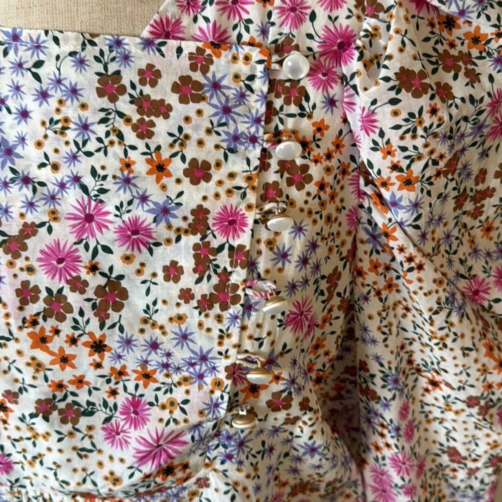 Munthe 38 (S) floral Chop blouse - image 4