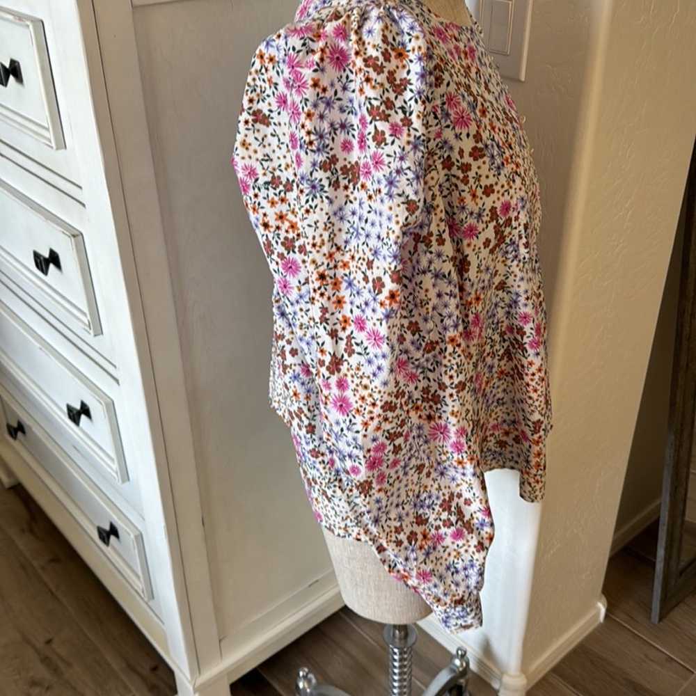 Munthe 38 (S) floral Chop blouse - image 6