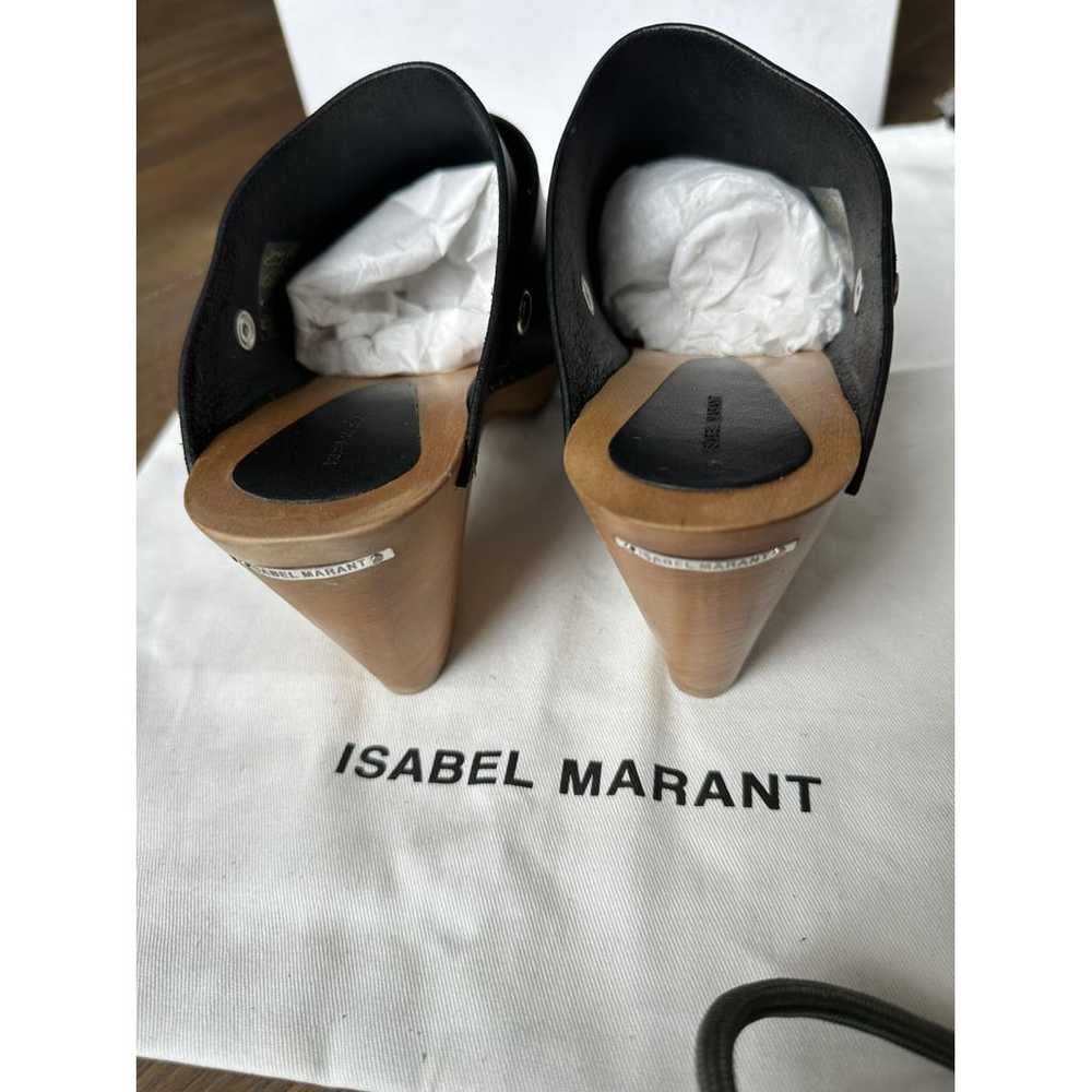 Isabel Marant Leather mules & clogs - image 5