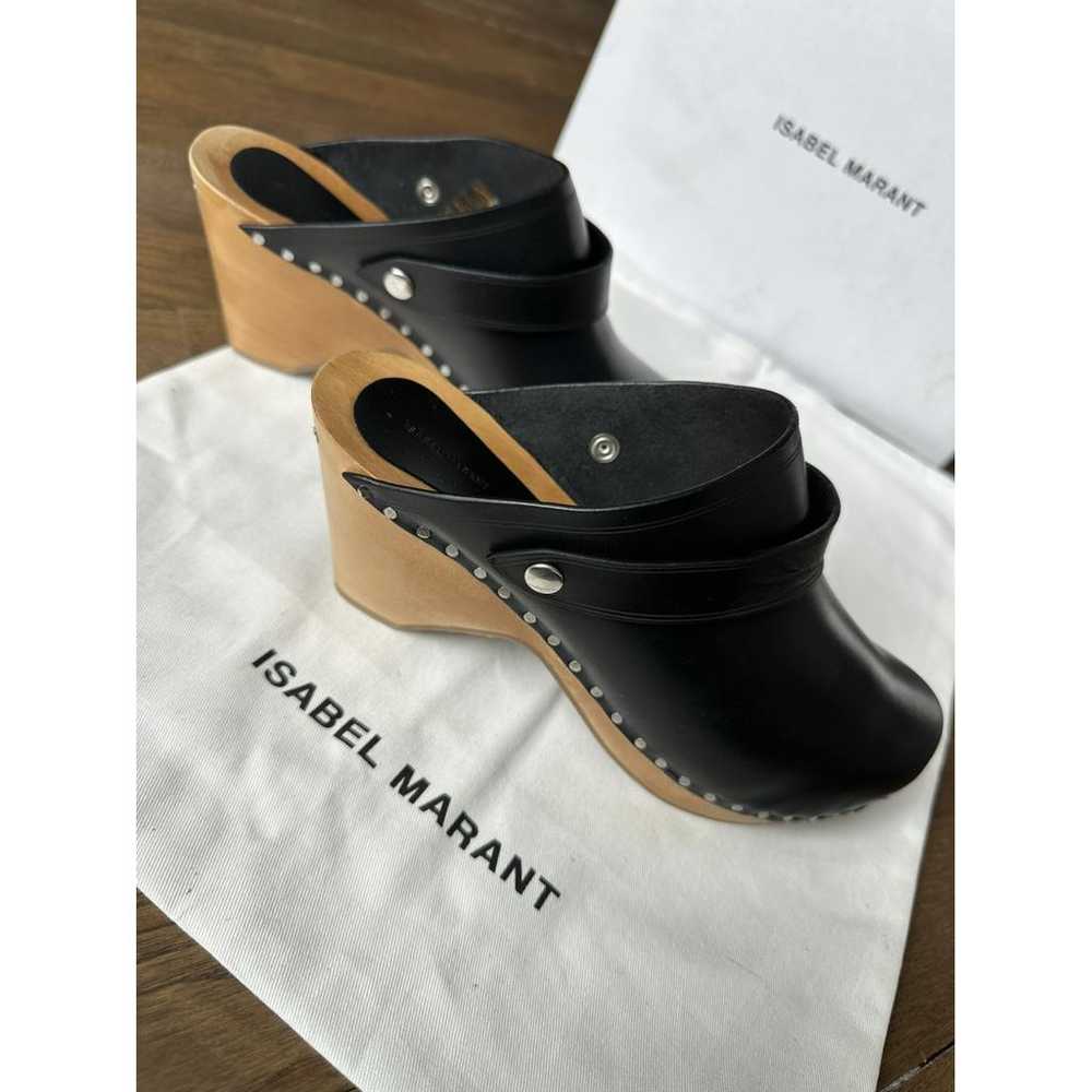 Isabel Marant Leather mules & clogs - image 6