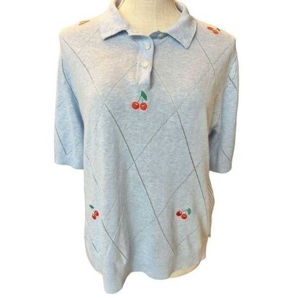 Kule The Cherry On Top Polo Size XL - image 8