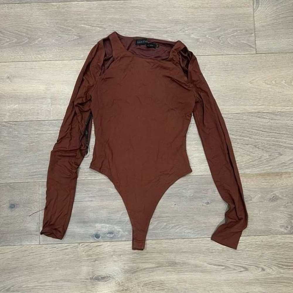 House of Harlow 1960 Mila Bodysuit in Brown Size S - image 5
