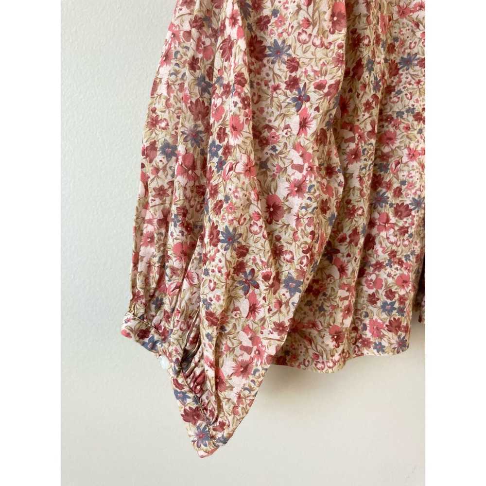 DOEN Jane Blouse in Pink Valley Floral Print Size… - image 5
