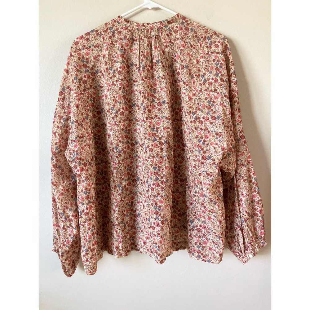 DOEN Jane Blouse in Pink Valley Floral Print Size… - image 9
