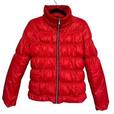 Guess Bright Red Down-Filled Puffer Coat - Size M - image 1
