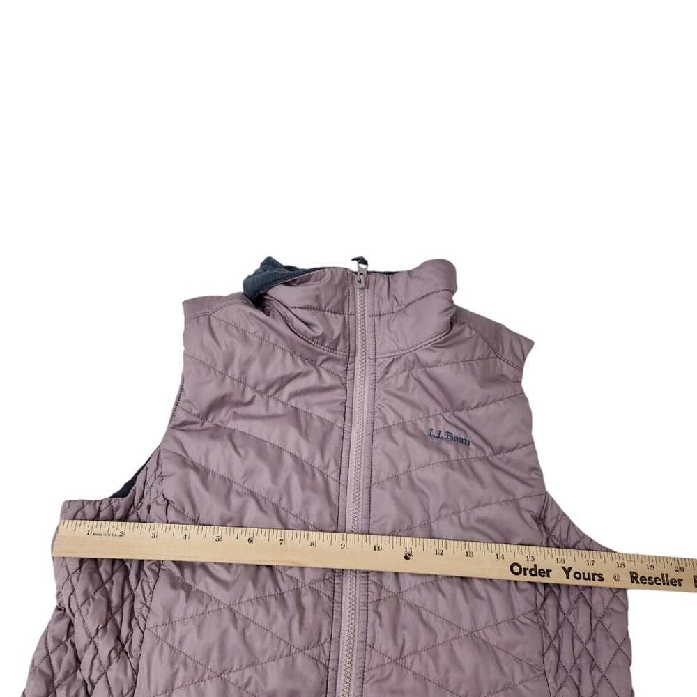 LL Bean Vest Jacket Womens Medium Vintage Lavende… - image 9