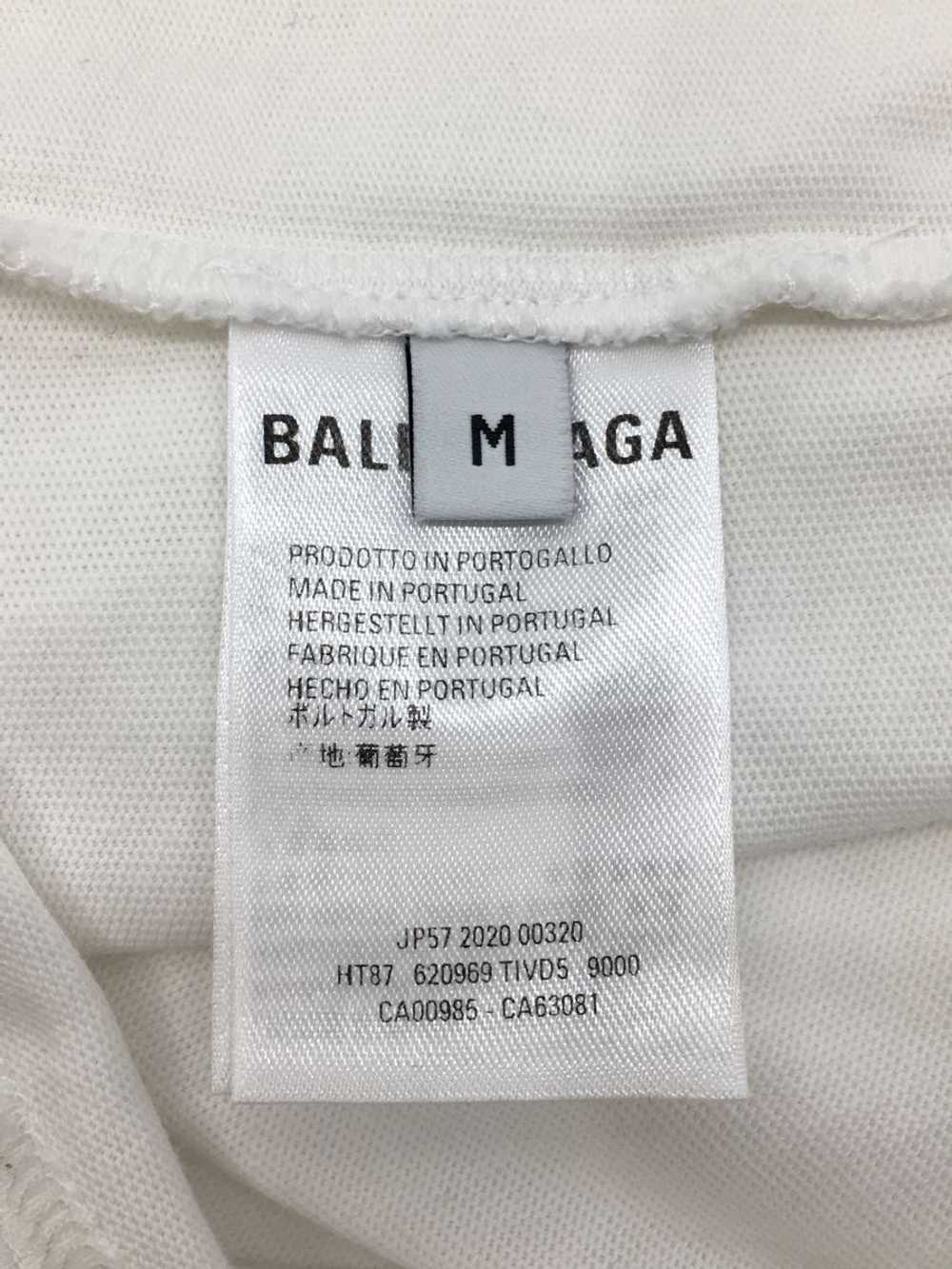 Balenciaga 20Ss Gym Wear T-Shirt M Cotton White W… - image 4