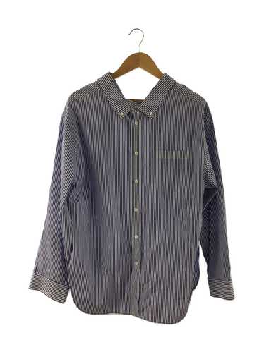 Balenciaga Long Sleeve Shirt 34 Cotton Blu Stripe… - image 1