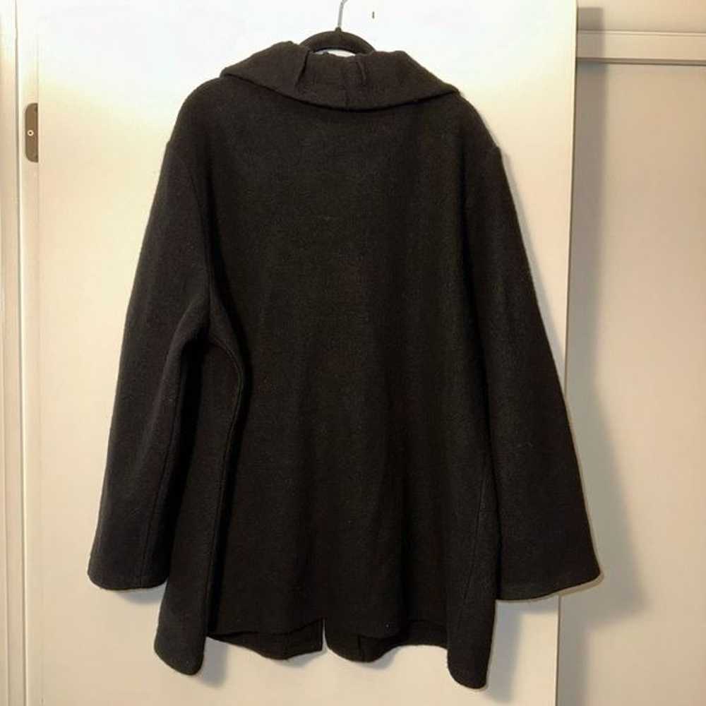 Alfani Women’s Black 100% Merino Wool Ruffle Coll… - image 7