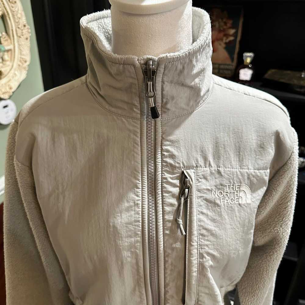 The North Face Light Gray Jacket Size M - image 2
