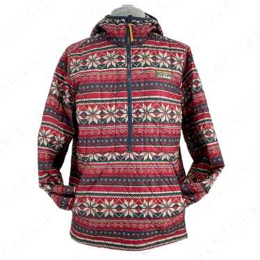 L.L. Bean Katahdin Jacket Insulated Pullover Red … - image 1