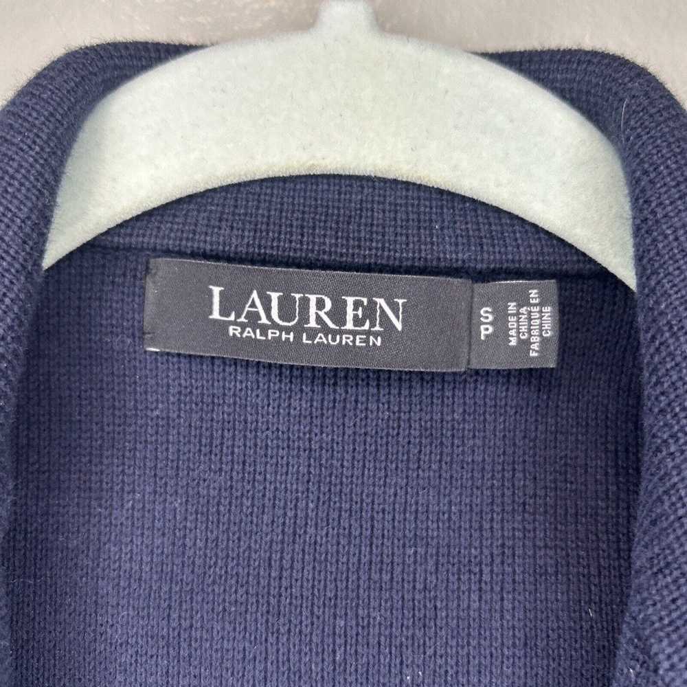 Lauren Ralph Lauren Navy Blue Buckle Cotton Knit … - image 2