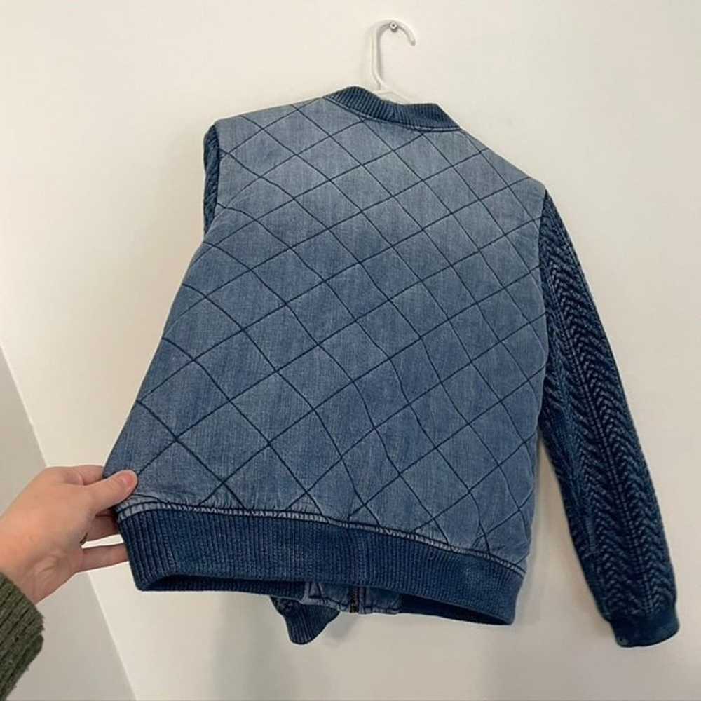 CLOTH STONE ANTHROPOLOGIE ANTHRO Quilted Chambray… - image 8