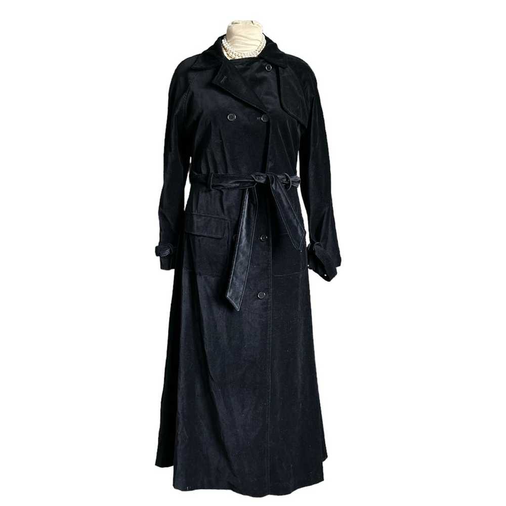 NWOT Vintage Spiegel Full Length Black Velvet Ful… - image 10