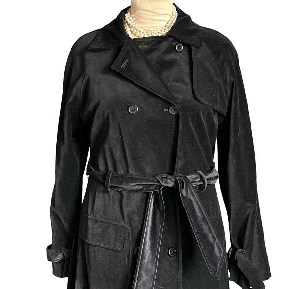 NWOT Vintage Spiegel Full Length Black Velvet Ful… - image 3
