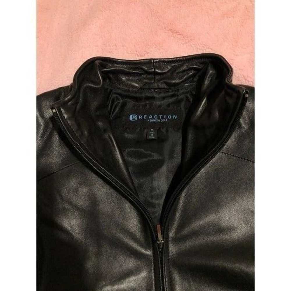 Kenneth Cole Black Leather Jacket - image 10