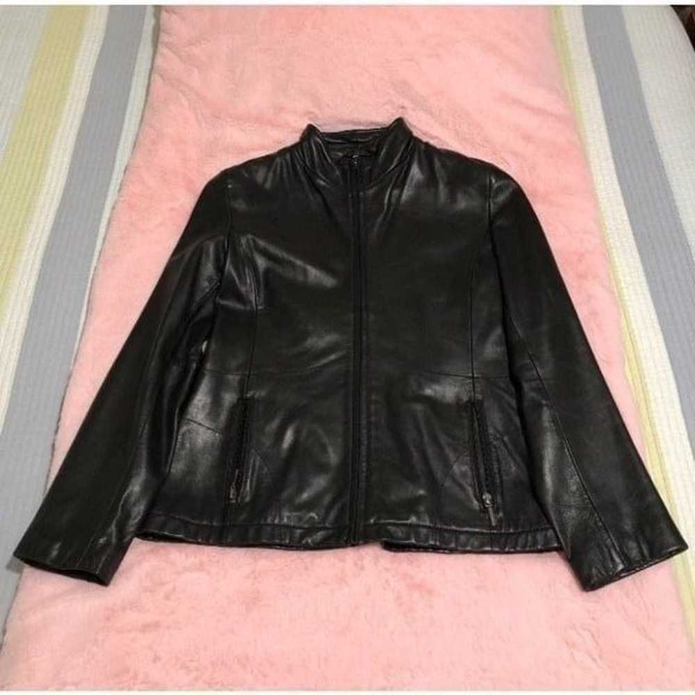 Kenneth Cole Black Leather Jacket - image 2
