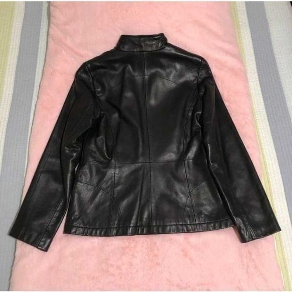 Kenneth Cole Black Leather Jacket - image 3