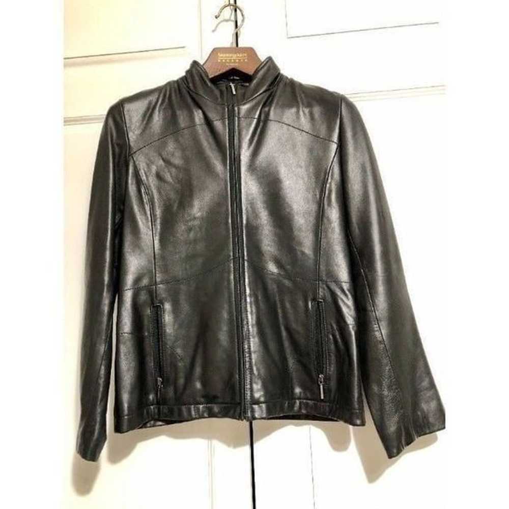 Kenneth Cole Black Leather Jacket - image 4