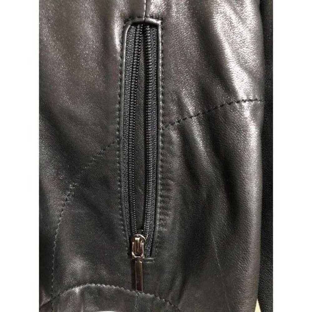 Kenneth Cole Black Leather Jacket - image 8