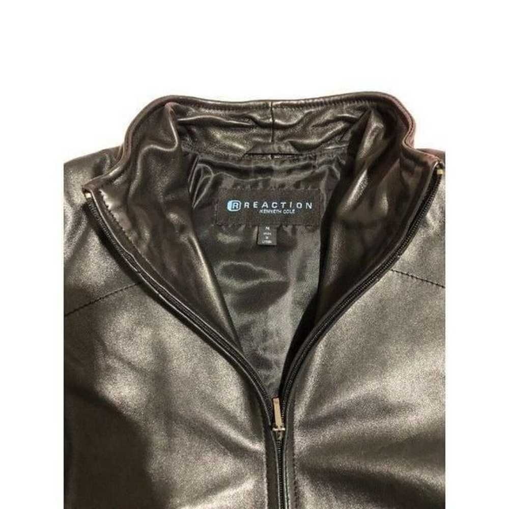 Kenneth Cole Black Leather Jacket - image 9