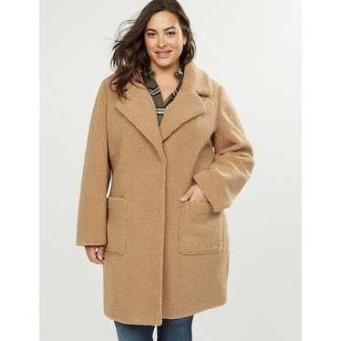 NEW Lane Bryant teddy jacket plus size 22/24 3X b… - image 1