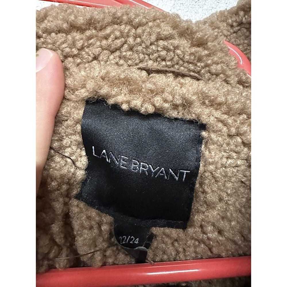 NEW Lane Bryant teddy jacket plus size 22/24 3X b… - image 7
