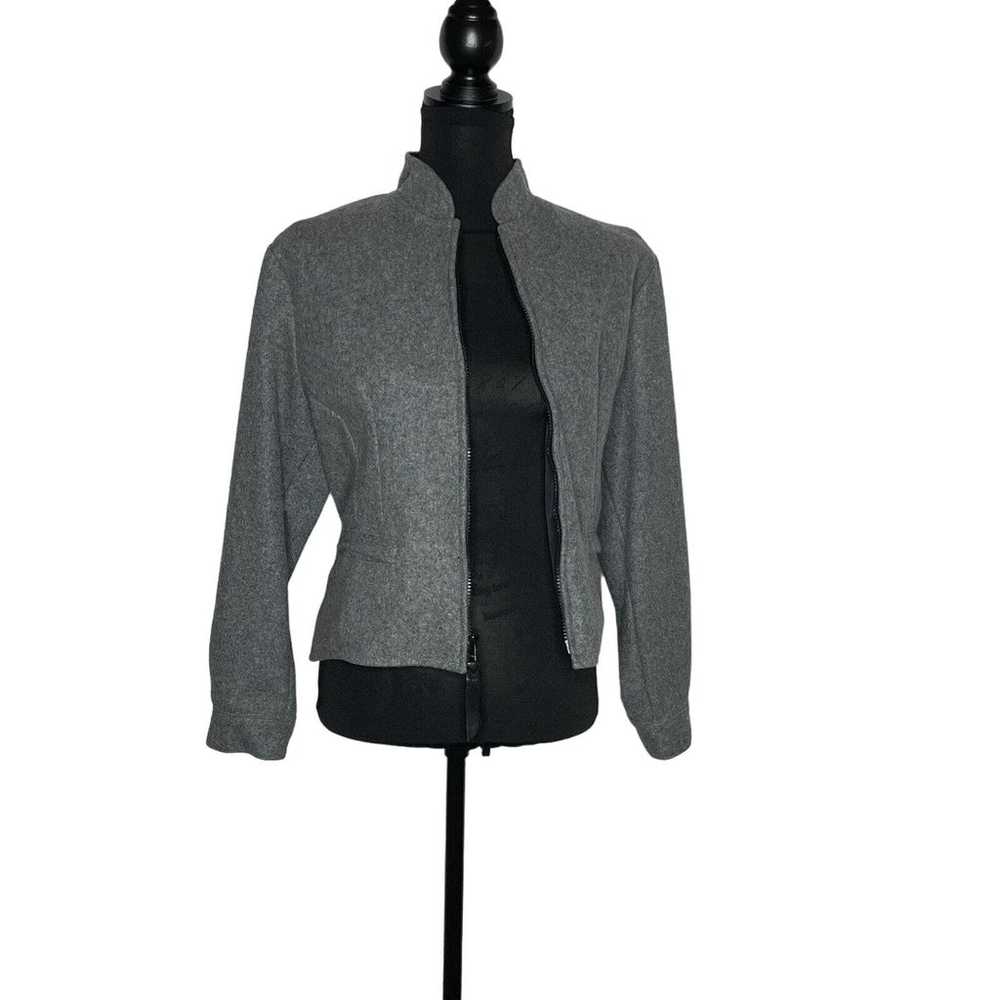 Schaefer Cassidy Gray Jacket Womens Medium Wool C… - image 2