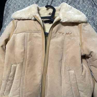 baby phat vintage suede and leather jacket! - image 1