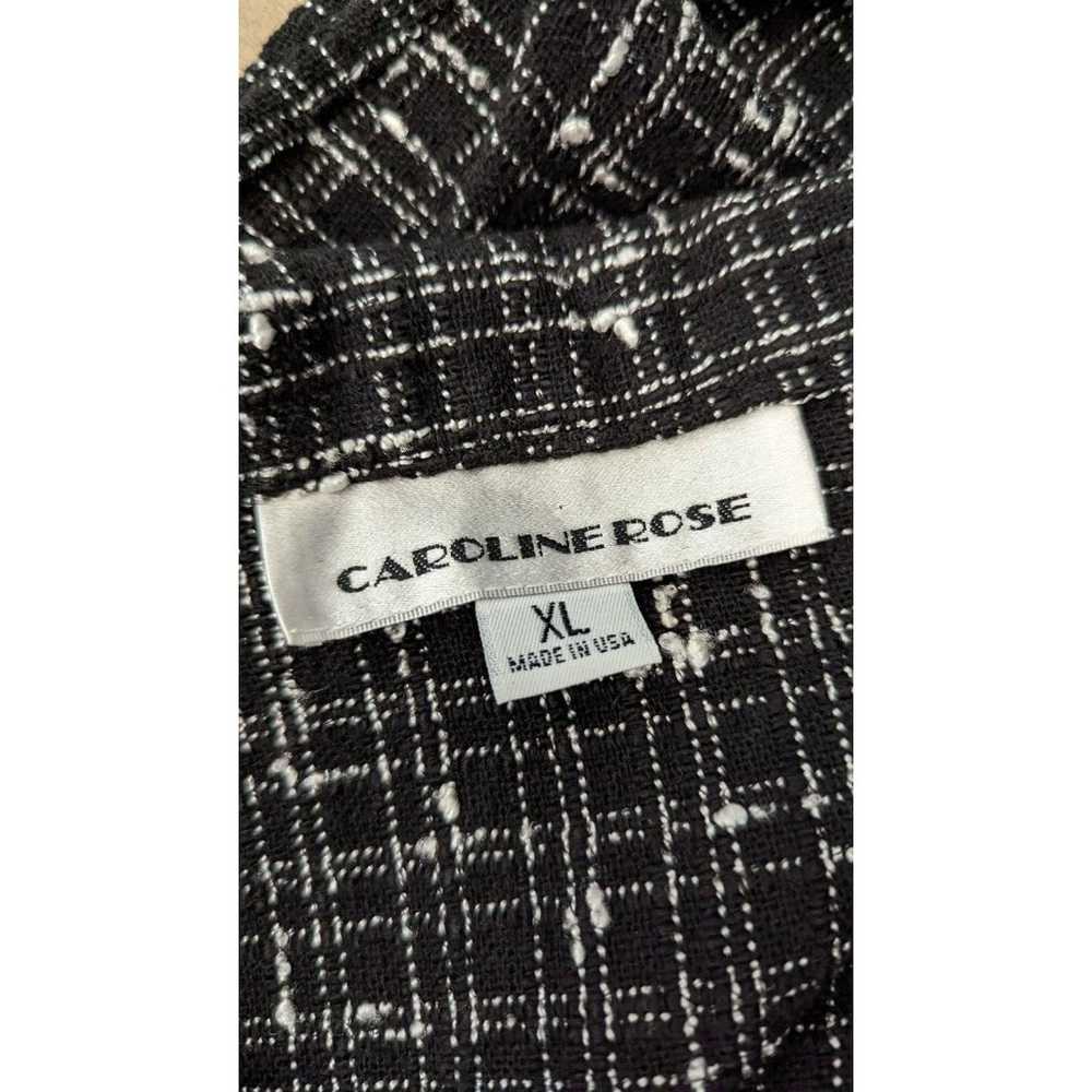 Caroline Rose Boucle Tweed Crosshatch Front Big B… - image 8
