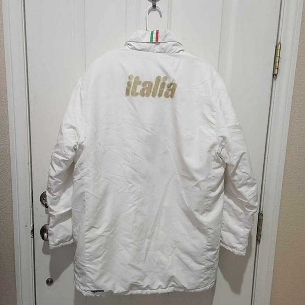Puma Puffer Jacket Mens Size M White Italy Italia… - image 11