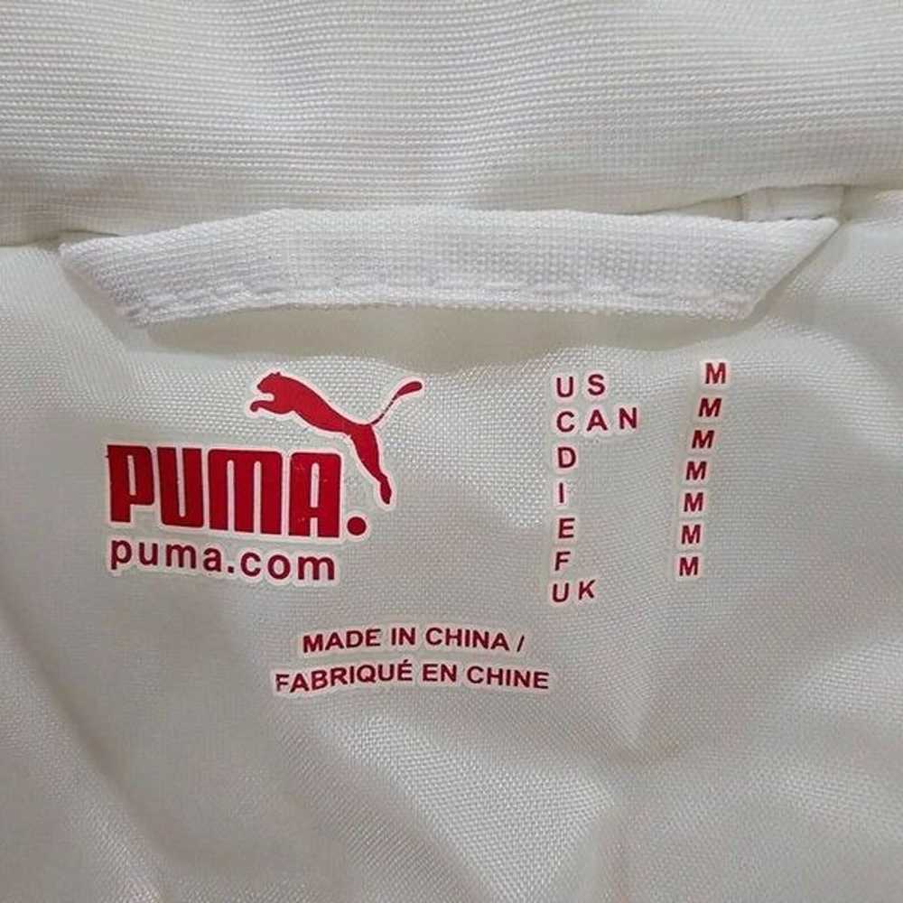 Puma Puffer Jacket Mens Size M White Italy Italia… - image 3