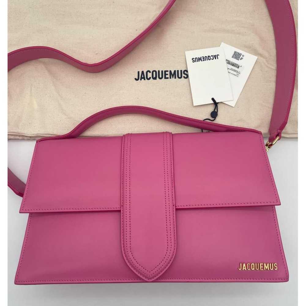 Jacquemus Le Grand Bambino leather handbag - image 4