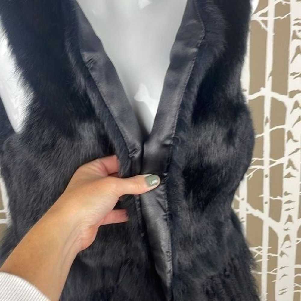 Stunning Rabbit Fur Vest with Mongolian Lamb Fur … - image 5