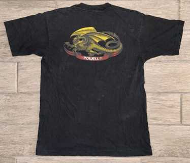 80s キャバレロ ドラゴン Tシャツ　oldskate Vintage Powell Peralta Skateboard Steve Caballero Dragon Soc