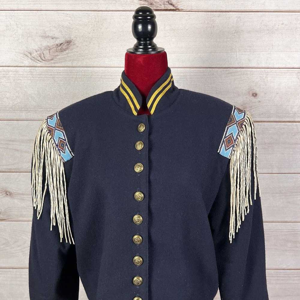 VTG Double D Ranch Wear Beaded Wool Western Jacke… - image 2