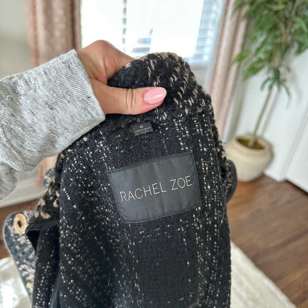 Rachel Roy Gretta Tweed Wrap Shawl Collar Coat $5… - image 9
