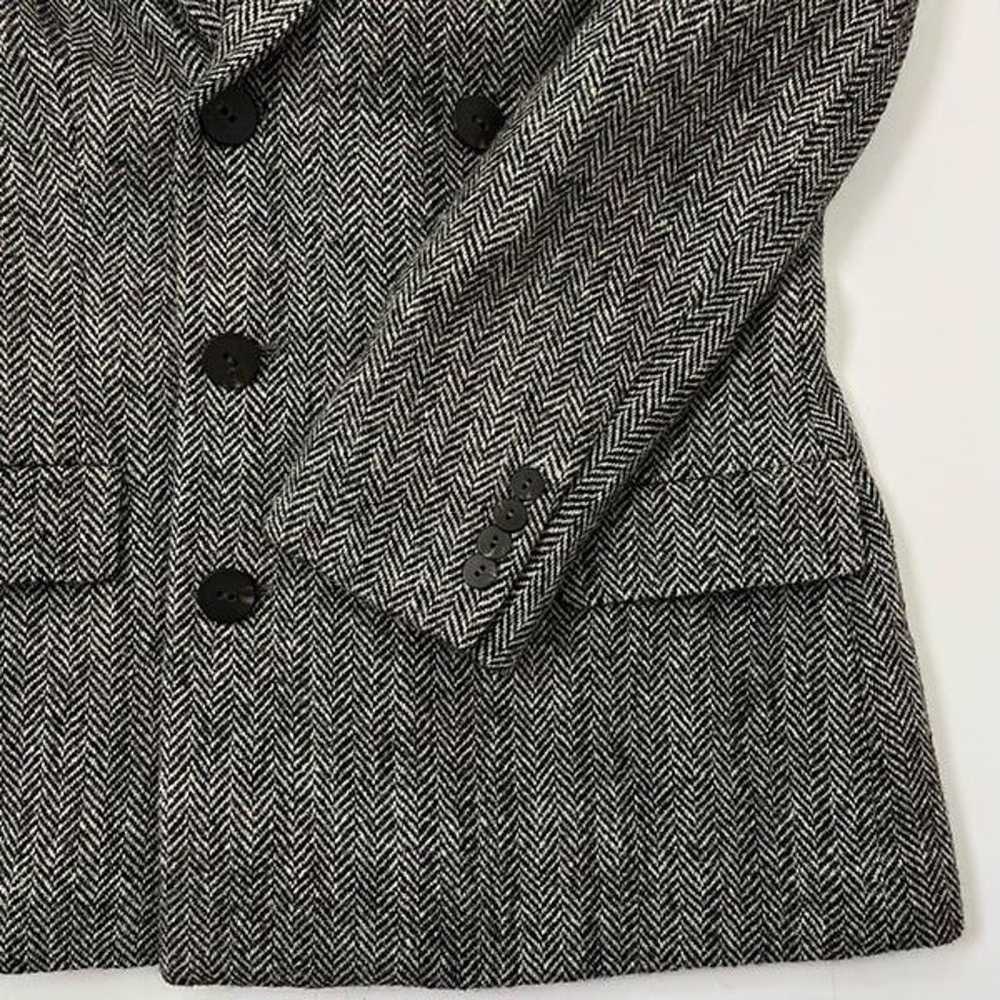 Vtg Ralph Lauren Wool Jacket Herringbone Women’s … - image 4