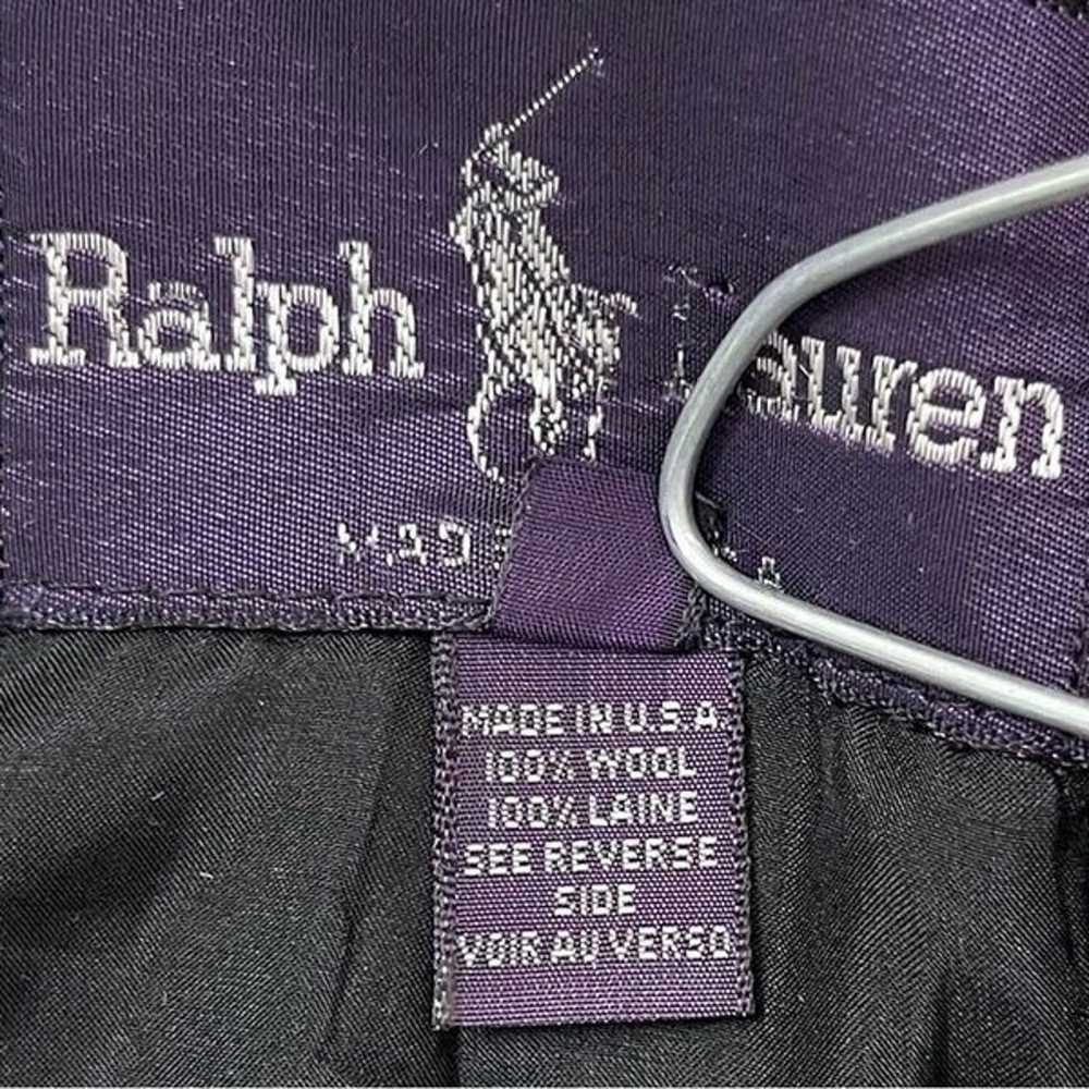 Vtg Ralph Lauren Wool Jacket Herringbone Women’s … - image 8