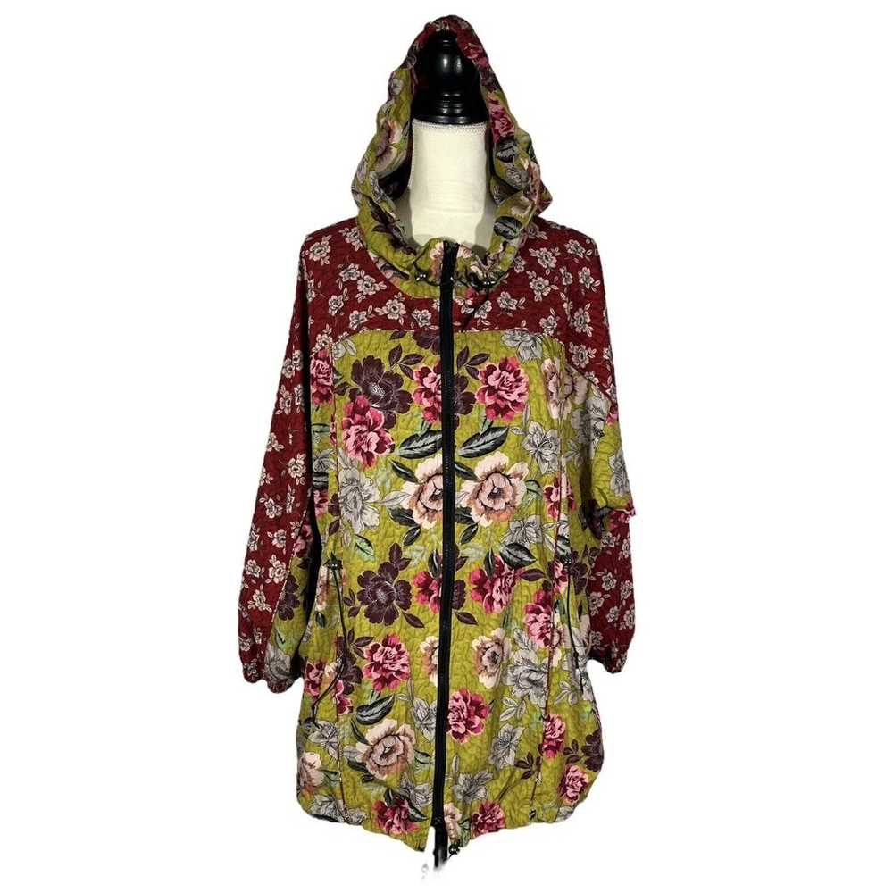 Johnny Was Live Cache Lined Track Anorak Hoodie J… - image 2