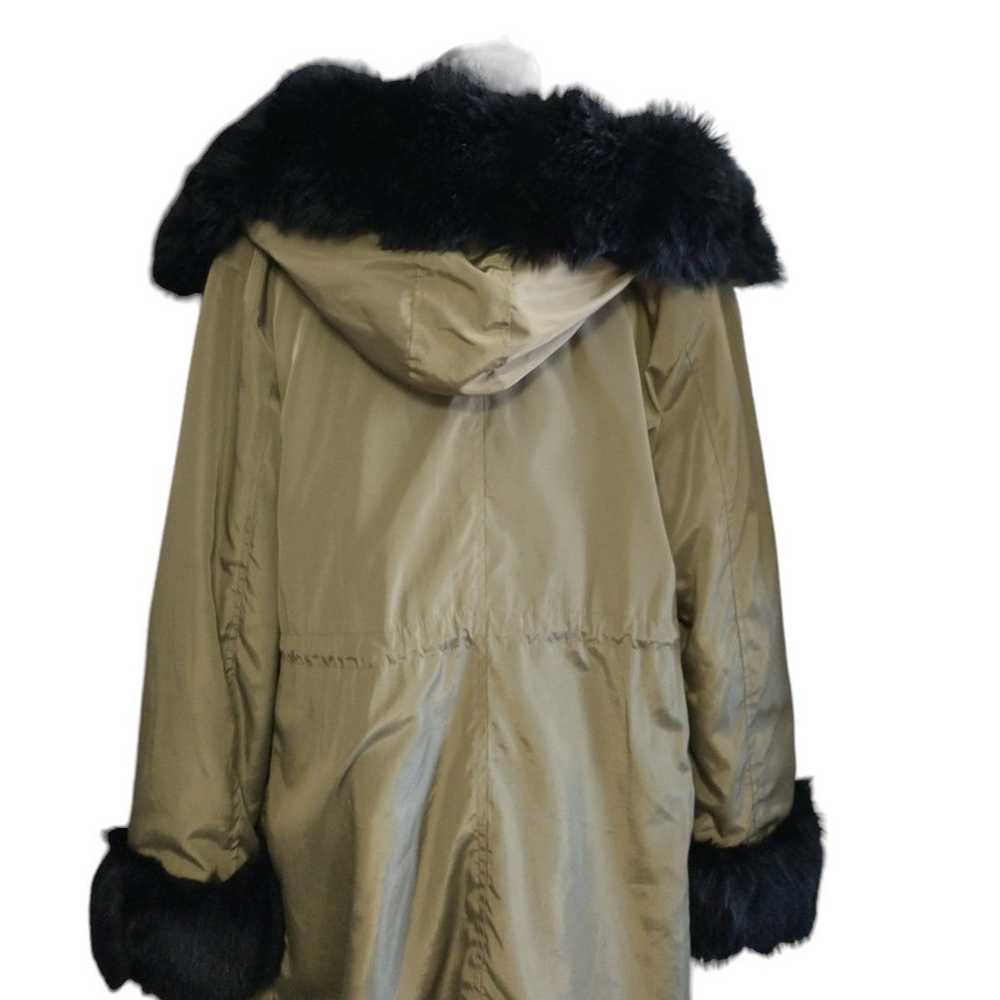Roiii Winter Coat Luxury Women's Faux Fur Hooded … - image 12