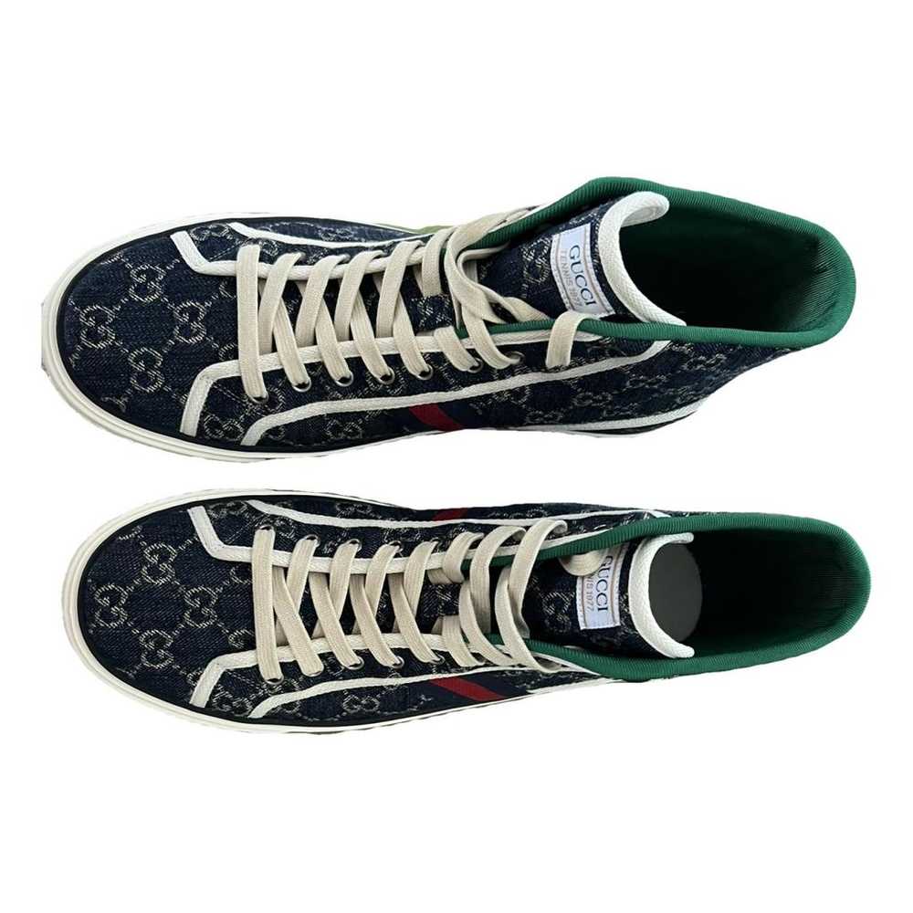 Gucci Tennis 1977 cloth high trainers - image 1