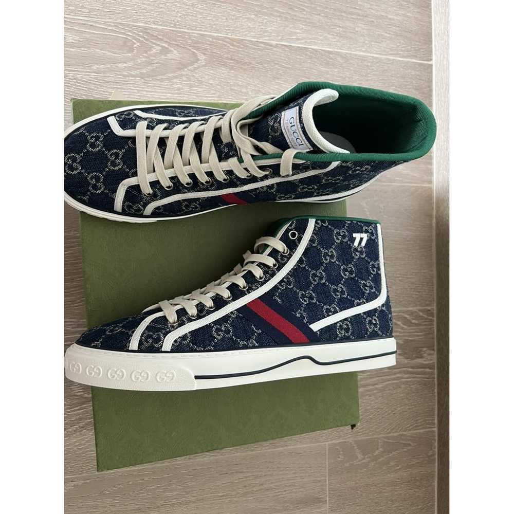 Gucci Tennis 1977 cloth high trainers - image 2