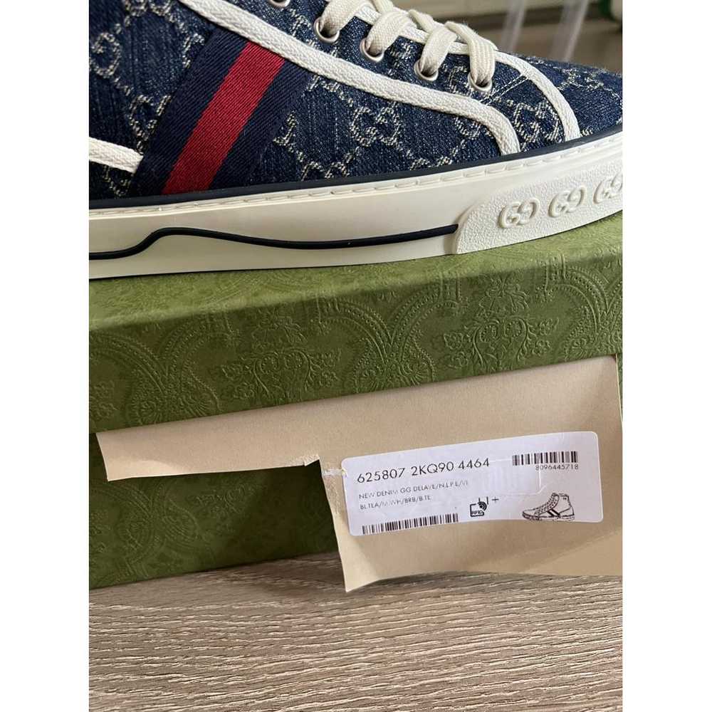 Gucci Tennis 1977 cloth high trainers - image 7