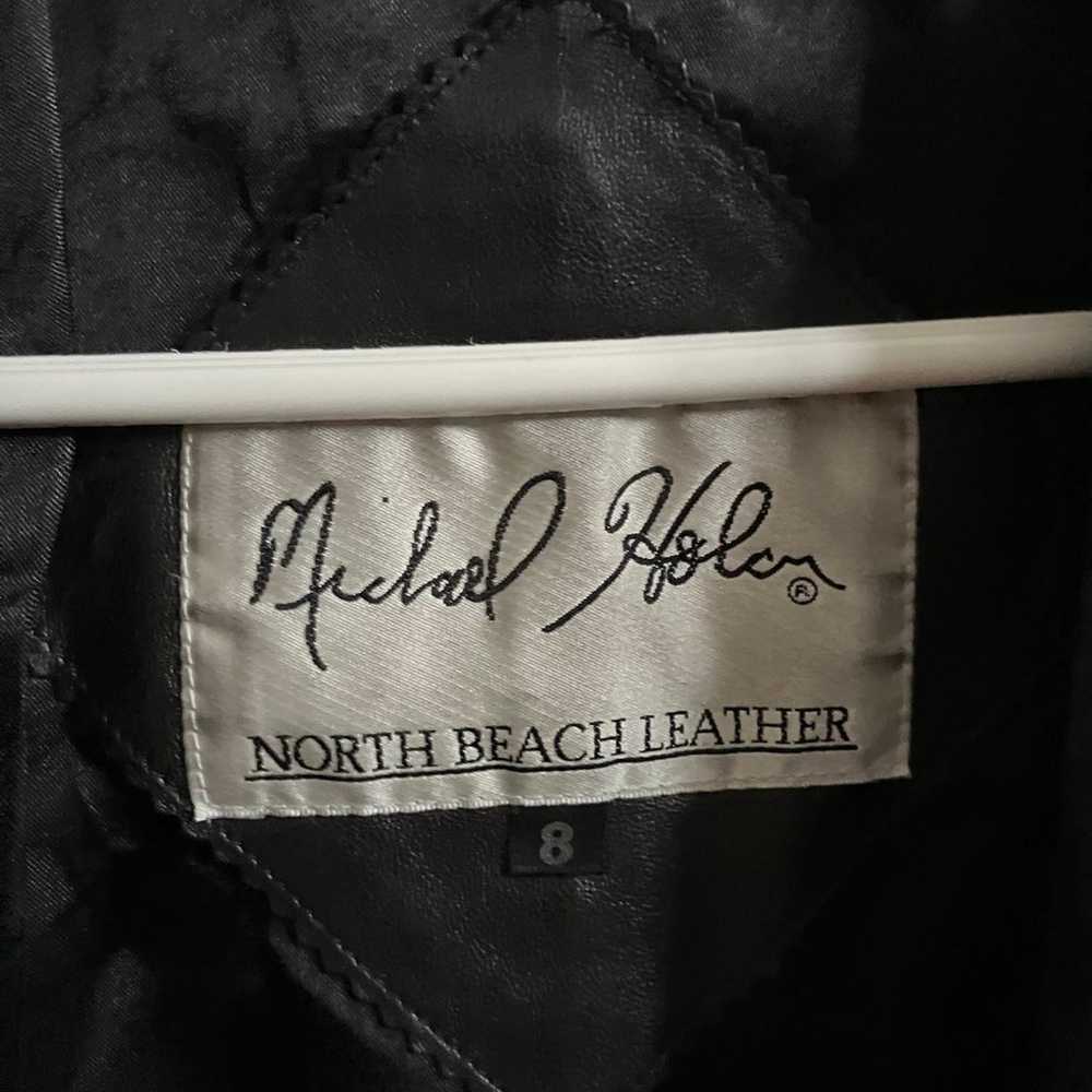 Michael Hoban North Beach Leather Black Jacket - image 2